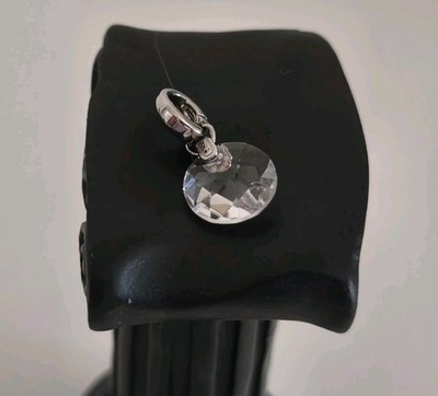 Fossil Charm Anhänger runder facettierter Kristall, neu
