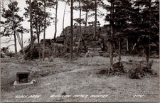 Esrey Park, Copper Country, MOHWAK, Michigan Real Photo Postcard - L.L. Cook