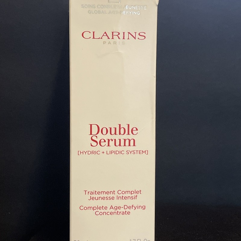 Clarins Double Serum Complete Age Control Concentrate 50ml 1.6 Oz Hydric/Lipidic