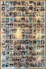 1985 Topps Baseball Uncut Sheet Schmidt Yount Seaver Mattingly (132 Cards) *US13