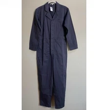 NWT Alex Mill Iron Grey Standard Long Sleeve Stretch Cotton Twill Jumpsuit XS