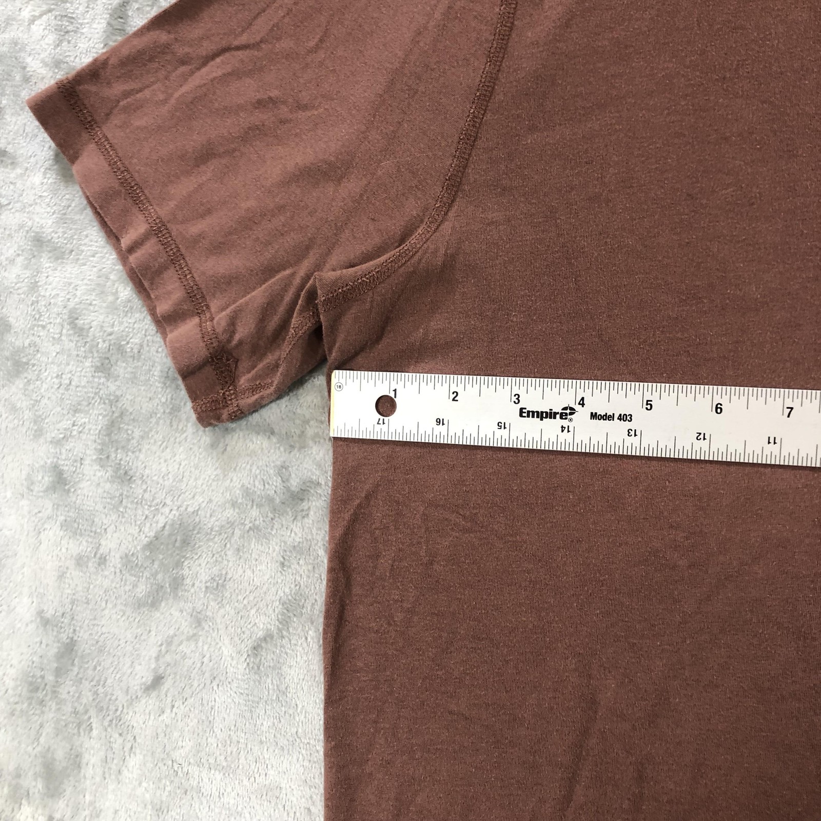 Vuori Shirt Mens Large Brown Solid Basic Tee Insp… - image 3