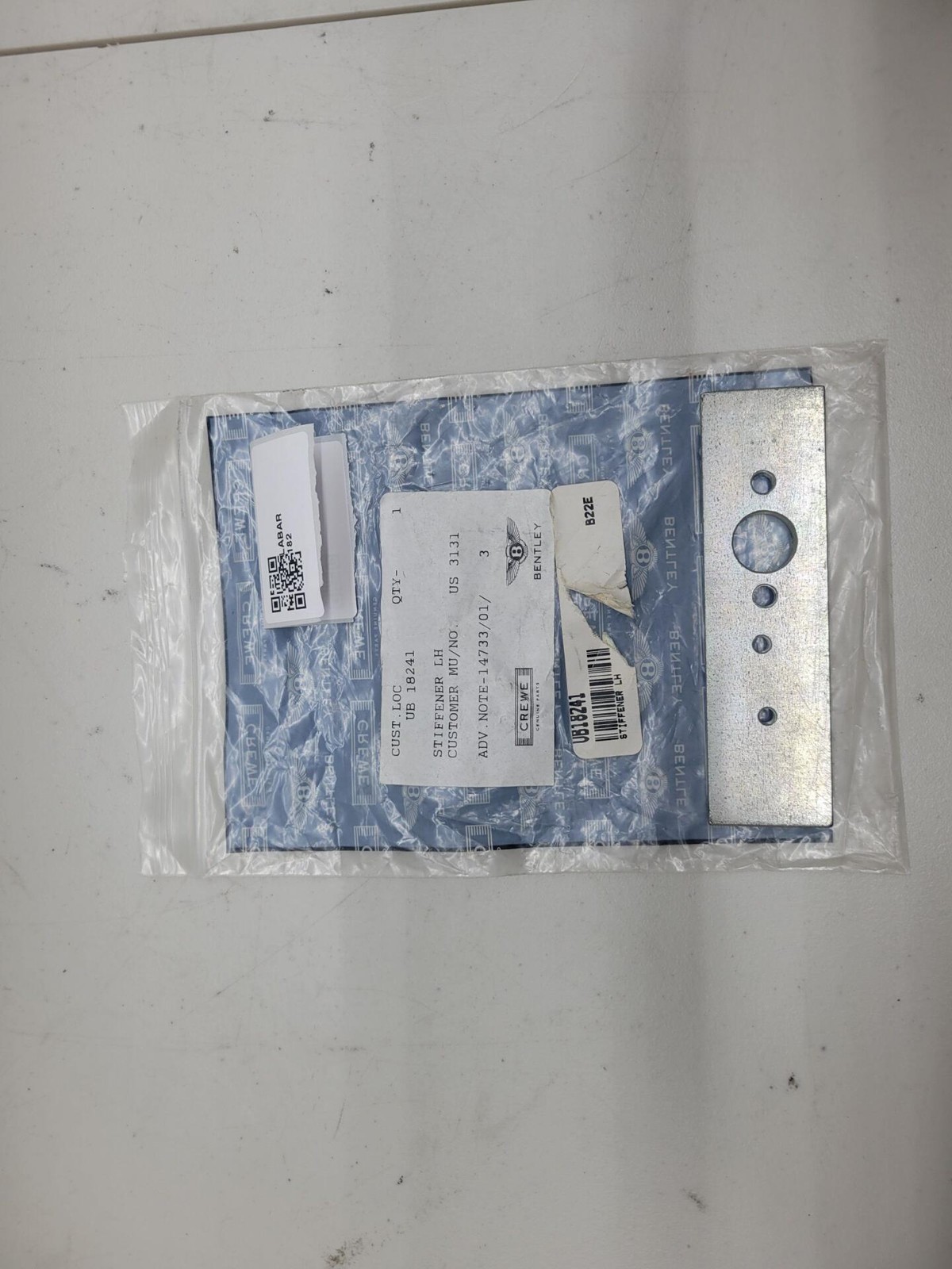 Rolls Royce & Bentley Stiffener Left Hand UB18241