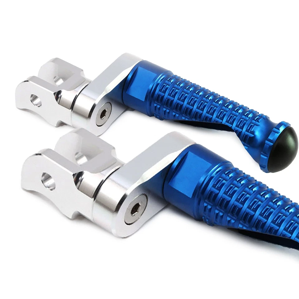 Clavijas de pie delanteras azules elevables MPRO 1 pulgada para Honda CBR300R 15 16 17 18 19 20 Foto 2 de 4