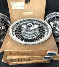 Nos 1963-1967 Buick Electra Riviera Lesabre Wire Spinner Hubcaps Wheel Cover 15 Nos 1963-1967 Buick Electra Riviera Lesabre Wire Spinner Hubcaps Wheel Cover 15