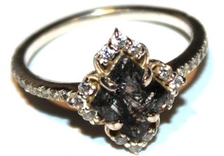 Fantastic 925 sterling silver marked s7 semi precious gemstone ring Lot#205