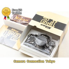 Rare Final Late MINT in Box Nikon F2 Eye Level 35mm Film Camera Black MF JAPAN