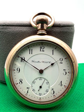 HAMILTON 960 16s Pocket Watch 21J  Unique Premier Gold Filled Running