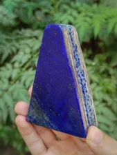 250g Natural Lapis Lazuli Polished Free Form Crystal Specimen From Afghanistan