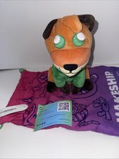 Peluche Zed Dog Twitter Zedfox Artista Desarrollador de Juegos Anime Makeship Solo 762 ¡RARO!