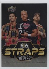 2024 Allure AEW Straps Black Rainbow Anthony Bowens Max Caster & Billy Gunn 0wp8