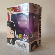 Figura Vinilo Funko Pop WWE The Undertaker No.69 Edición Especial Brilla en la Oscuridad