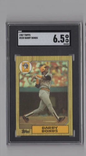 1989 TOPPS BARRY BONDS ROOKIE SGC 6.5 PITTSBURGH PIRATES #320