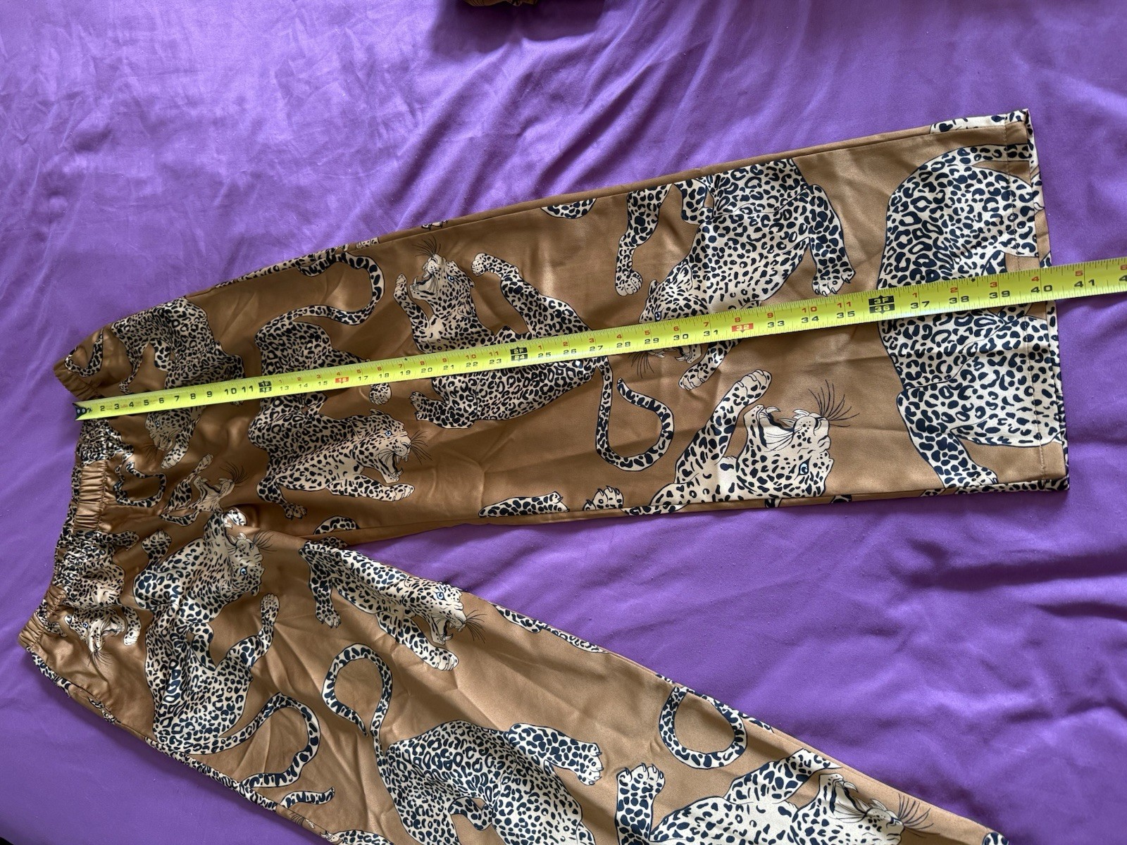 Sofia Vergara Intimates Leopard Satin Pajamas Sle… - image 8