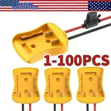 Power Connector DIY Battery Adapter Holder Dock For DeWalt 18V/20V Max Battery