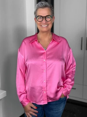 Emily Van Den Bergh - Oversize Hemdbluse Liya / pink - Bild 1 von 4