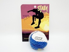 NEW Stally Hacky Sack Footbag Blue White World Foot bag Dirtbag