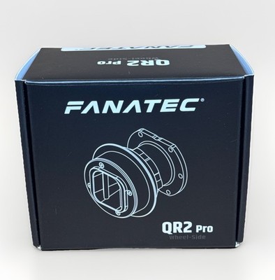 Original Fanatec QR2 Pro Wheel Side Upgrade - Matte Black Color