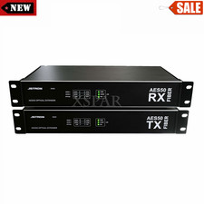 DN50 2-Channel AES50 Optical Fiber Extender Gigabit Transceiver Tuning Light