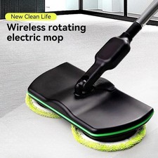 Cordless Electric Spinning Mop Pads Rechargeable Floor Cleaner Scrubber Polish
