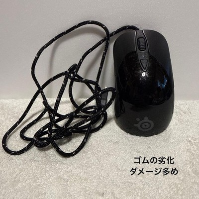 SteelSeries SENSEI RAW Glossy Surface Gaming Mouse Black Wired JUNK