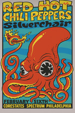 AFFICHE POSTER - Red Hot Chili Peppers - Silverchair - A3