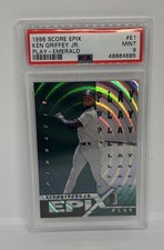 1998 Score - Epix Play Ken Griffey Jr #E1 Play-Emerald PSA 9 POP 1 NONE HIGHER
