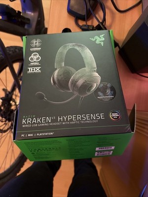 RAZER Kraken V3 HyperSense, Over-ear Gaming Headset Schwarz