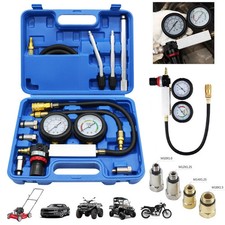 Car Gasoline Engine Dual Gauge Leakdown Detector Tool Cylinder Leak Down Tester Car Gasoline Engine Dual Gauge Leakdown Detector Tool Cylinder Leak Down Tester