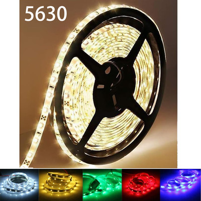 16.4FT 5630 Super Bright Waterproof 300 LED Strip Light DC12V 6A W/3M Tape Lamp