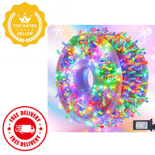 164FT 500 LED Christmas Lights Outdoor Waterproof Fairy String Lights Decor