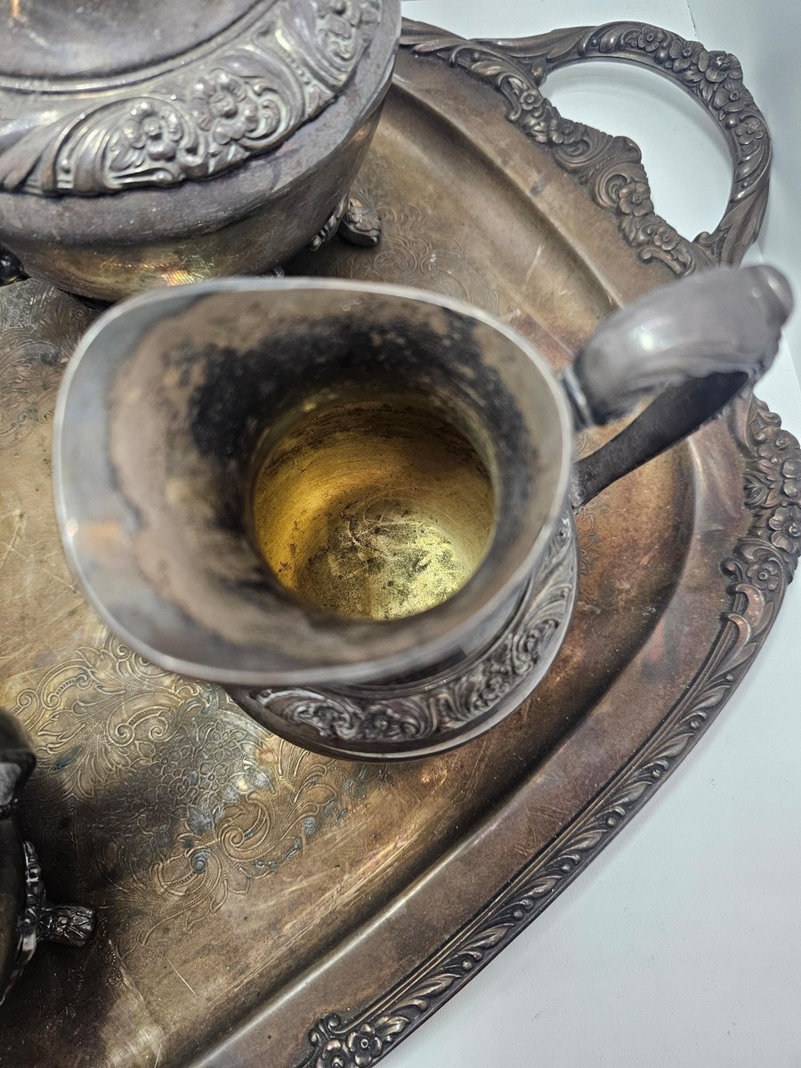 Vintage 1847 Rogers Bros HERITAGE Silverplate Tea Coffee cream