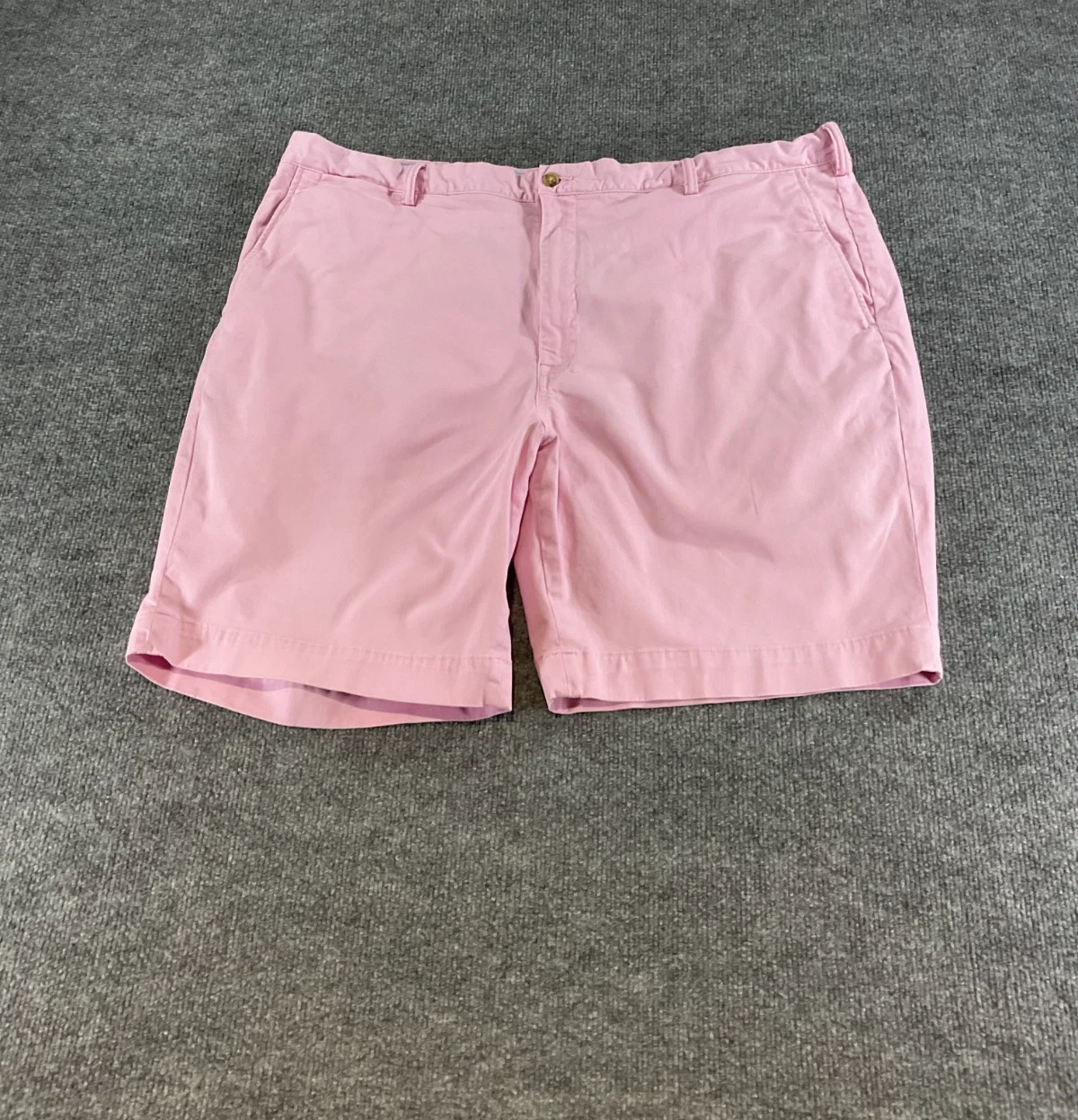 Polo Ralph Lauren Classic Fit Chino Shorts Mens 44 Pink Flat Front Casual Preppy