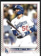 2022 Topps Baseball Factory Set Gold Star #50 Mookie Betts Dodgers