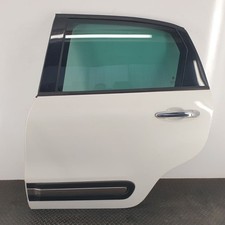 Fiat 500l (199) 2014 Left Rear Door In White 0001689787680