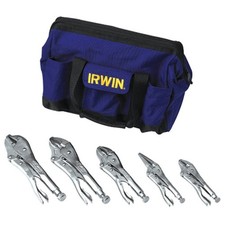 Irwin 5-Piece Vise Grip Set w/ Free Irwin Bag (2077704)