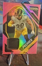 2025 Panini Prizm - Premier Jerseys T.J. Watt #PJY-TJW Pink Prizm (MEM)