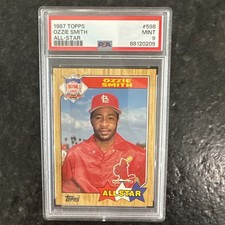 1987 Topps - All-Star Ozzie Smith #598 All Star PSA 9