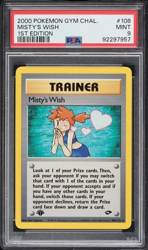 Misty's Wish (1st Edition) graded PSA 9 for sale on eBay
