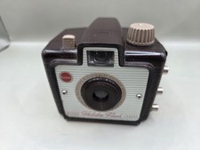 Vintage 1950's Kodak Brownie HOLIDAY FLASH Camera w/Strap Untested