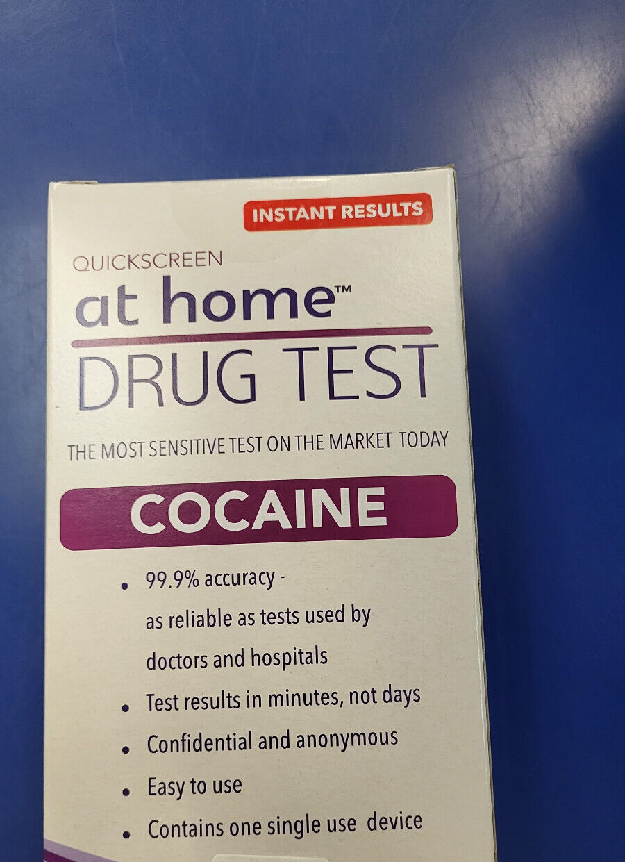 at Home Drug Test by QuickScreen 99 Accuracy Cocaine Instant Results