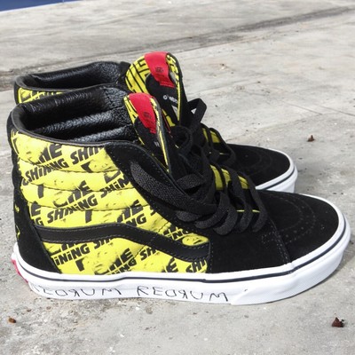 VANS Off the Wall Sk8-Hi Terror The Shining Redrum US 5.5 Men / 7 Women New READ