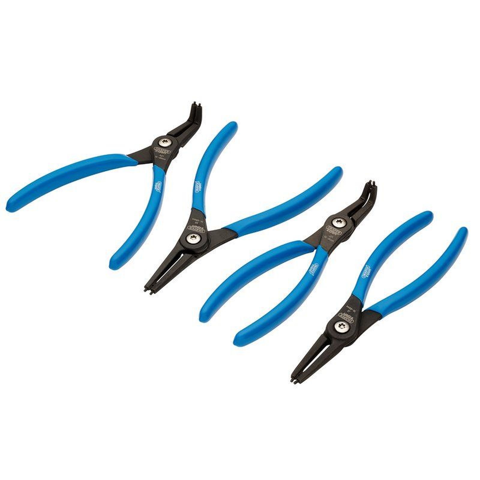 Draper Expert Internal And External Circlip Pliers Set (4 Piece) - 09063