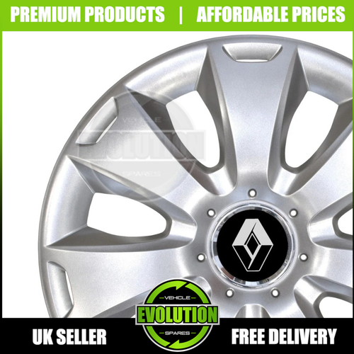 16" WHEEL TRIMS HUB CAPS COVERS TO FIT RENAULT TRAFFIC 2006-2025 - Picture 3 of 3