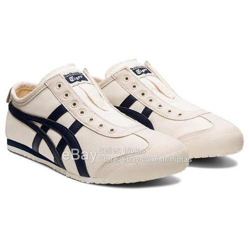 Zapatillas informales sin cordones blancas/tricolor México 66 para hombre y mujer Onitsuka Tiger - Imagen 14 de 39
