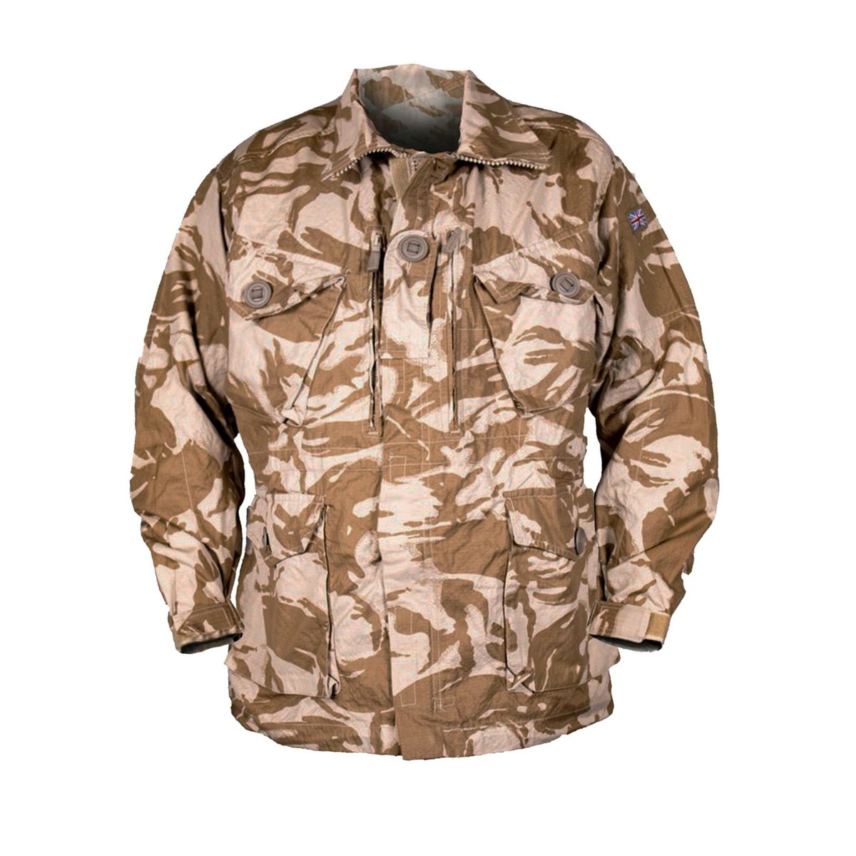 Original British Army Desert Sand Jacket Ripstop Combat Military Field Coat