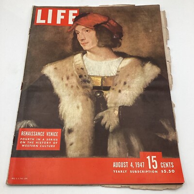 LIFE August 4, 1947  The Secret Life Of Walter Mitty  Danny Kaye Boris Karloff