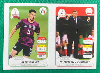 で*ど様  FIFA World Cup Qatar 2022 サッ 2022 3R B Qatar World Cup FIFA #186-189 JORGE SANCHEZ / CZESLAW