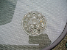 Clear Glass Flower Frog Crystal Vintage