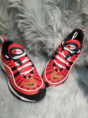 NIKE AIR MAX 98 'Habanero Red' Grade School SZ 6Y/Women's 7.5 (BV4872-601)  NEW 192499851994 | eBay